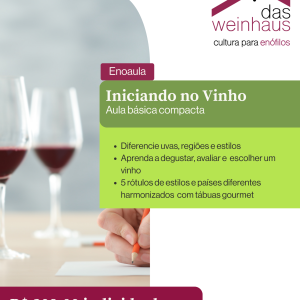 Iniciando no Vinho - Enoaula introdutória