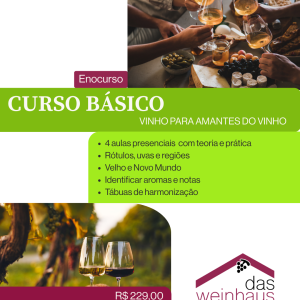 CURSO BÁSICO - Vinho para Amantes do Vinho